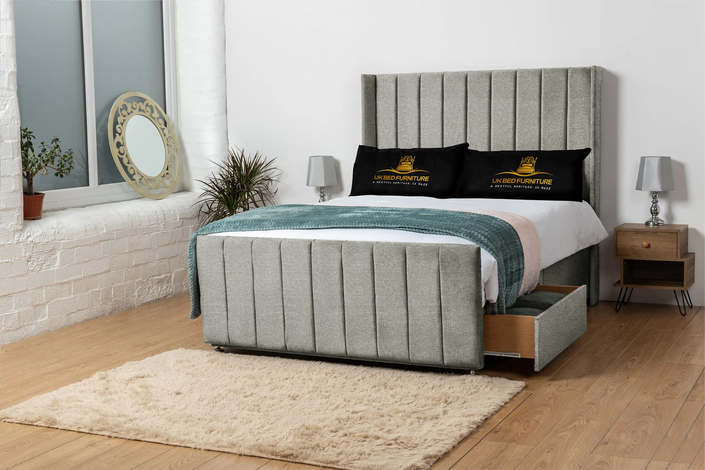Seoul Wingback Divan Bed