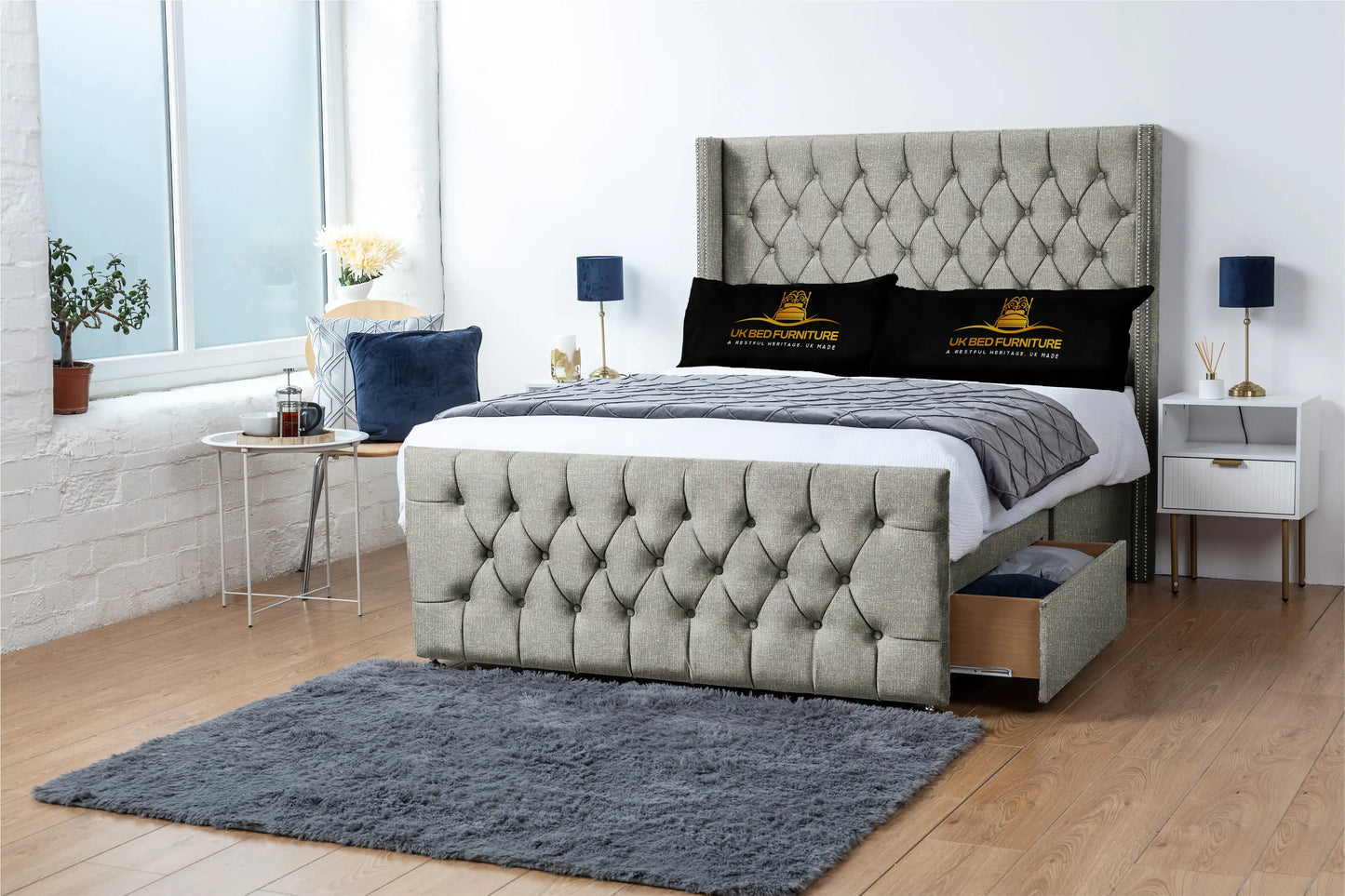 Emily Wingback Divan Bed