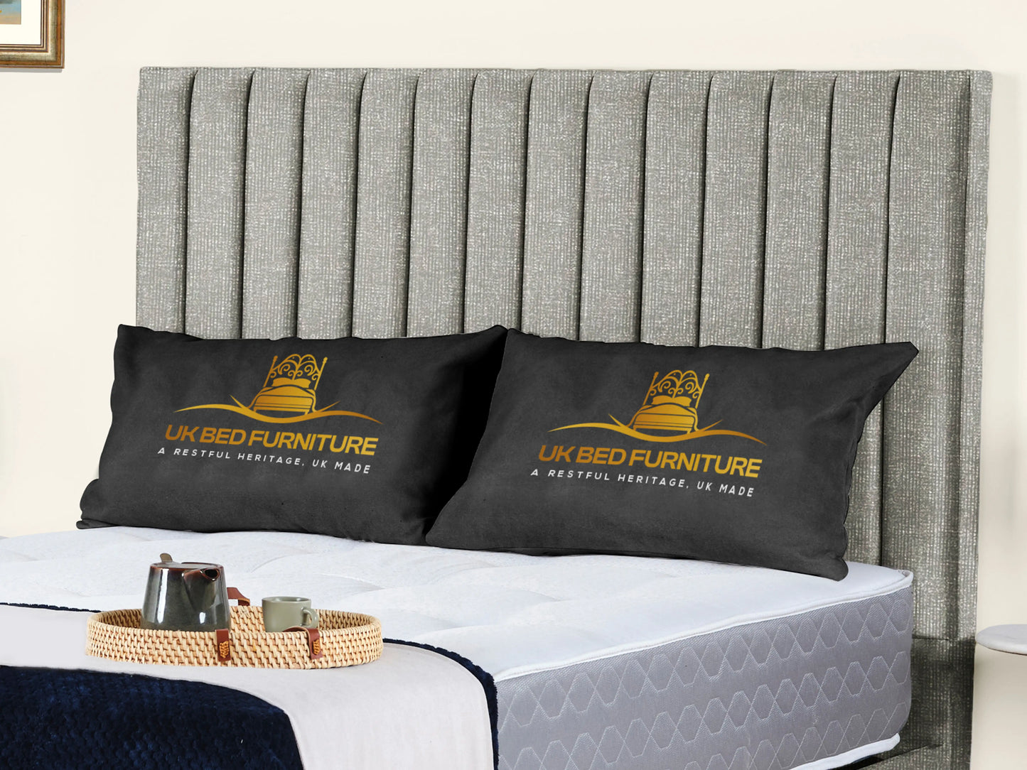 Milan upholstered bed