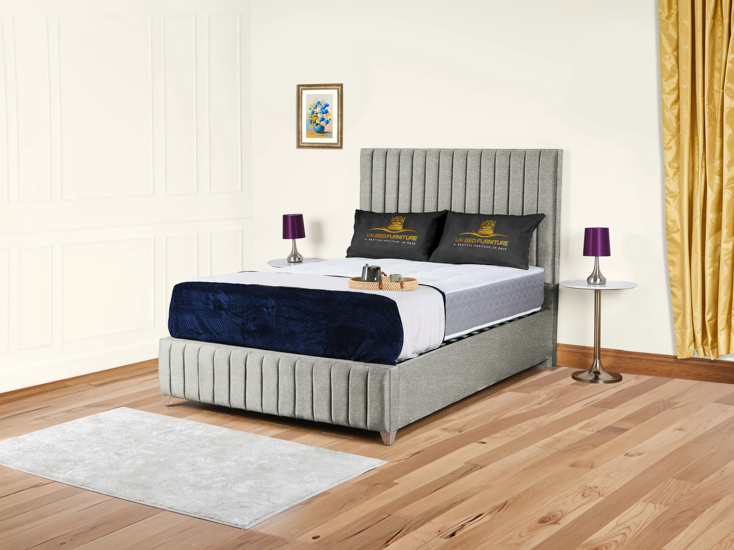 Milan upholstered bed
