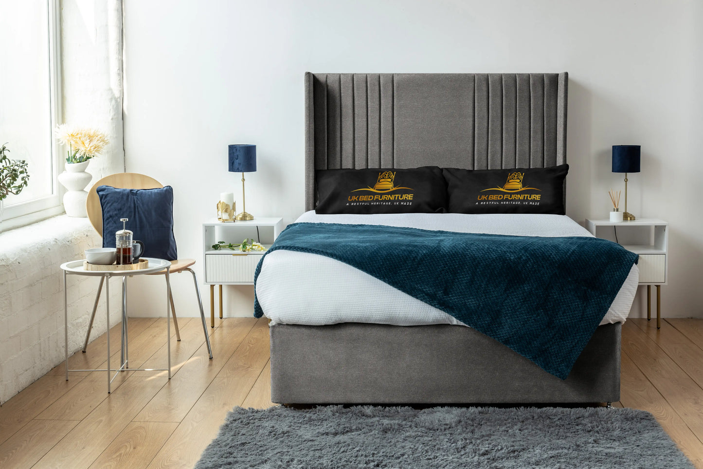 Skyline wingback Divan Bed