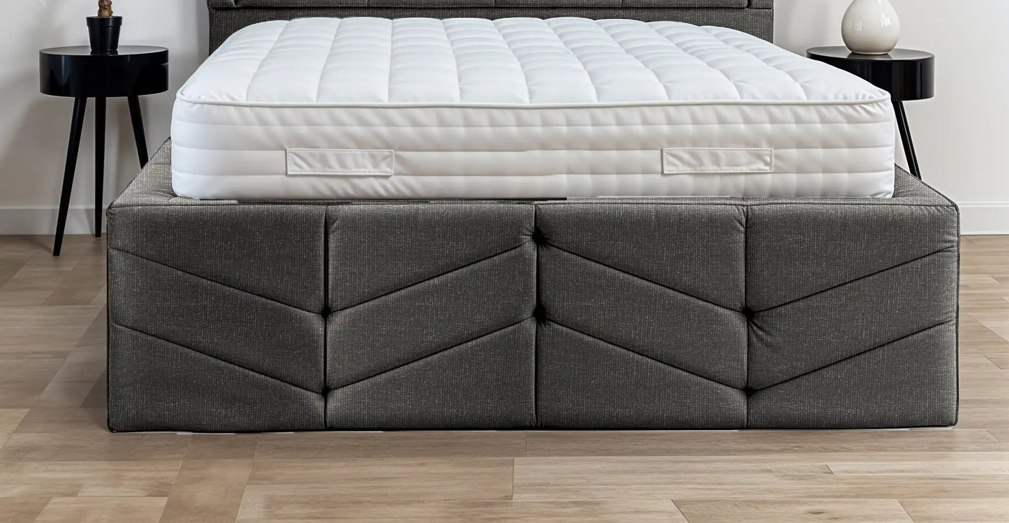 Indulgence Border Upholstered Bed