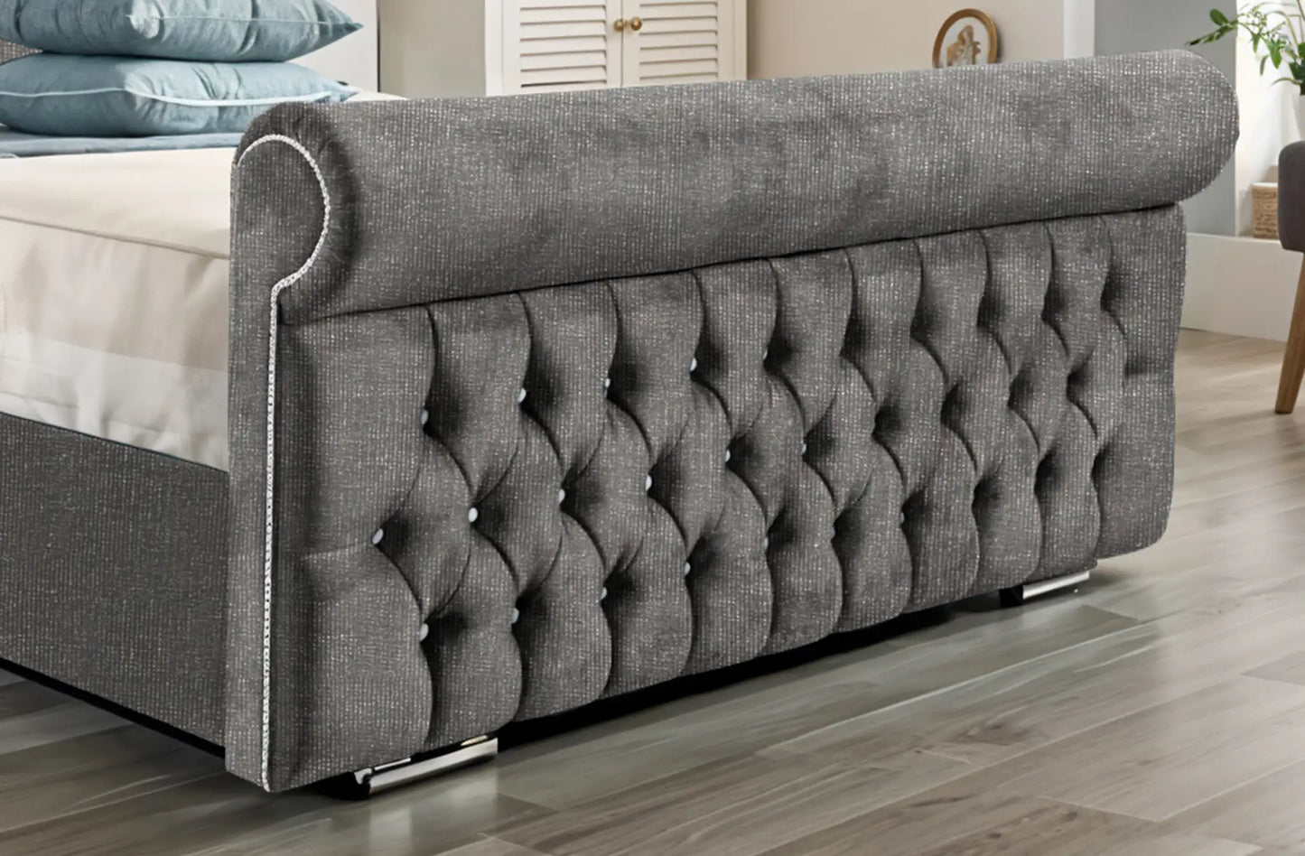 Arcade Sleigh Upholstered Bed