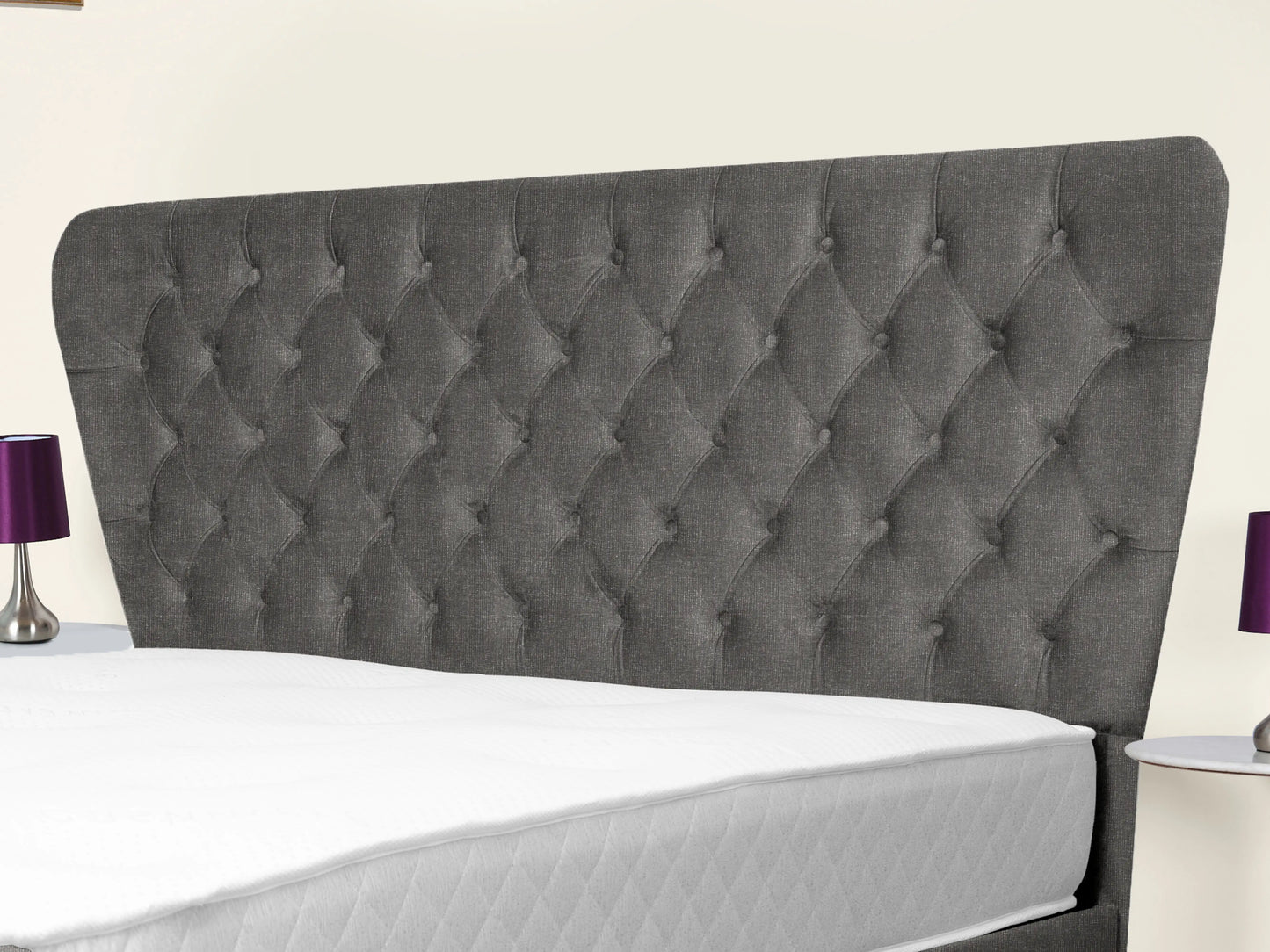 Kendall Winged Upholstered Bed