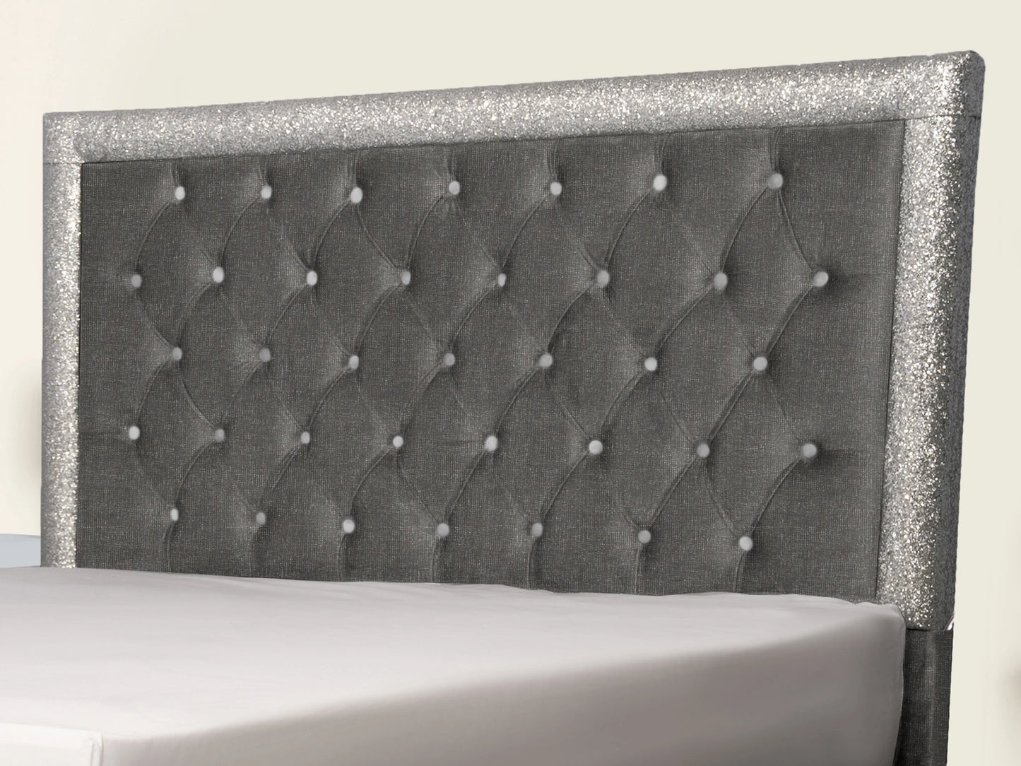 Glitz Lunar Upholstered Bed