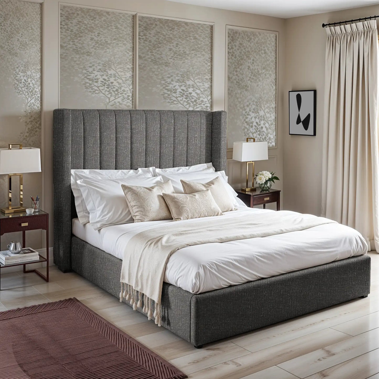 Barcelona Upholstered Bed