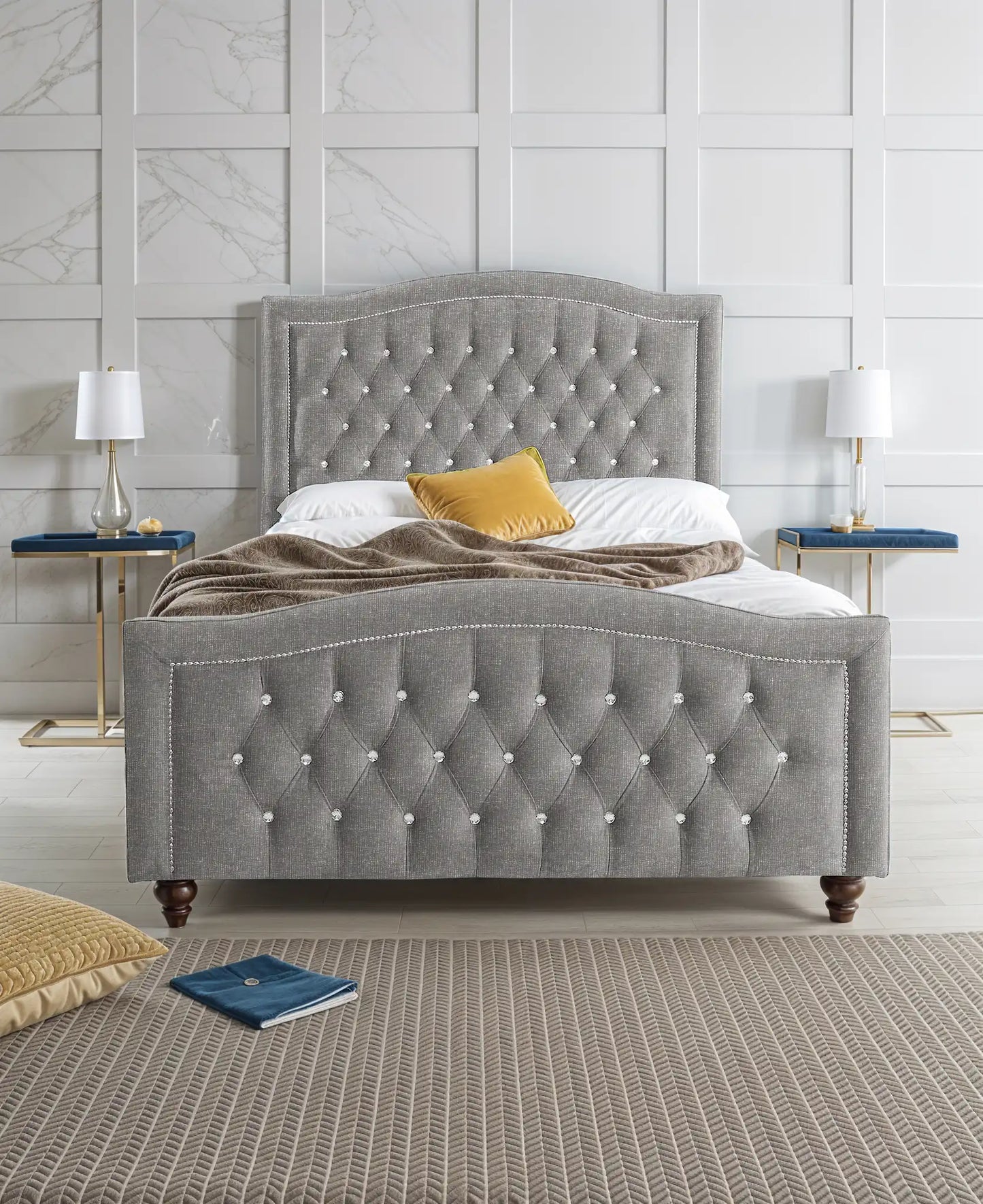 Stockholm Upholstered Bed
