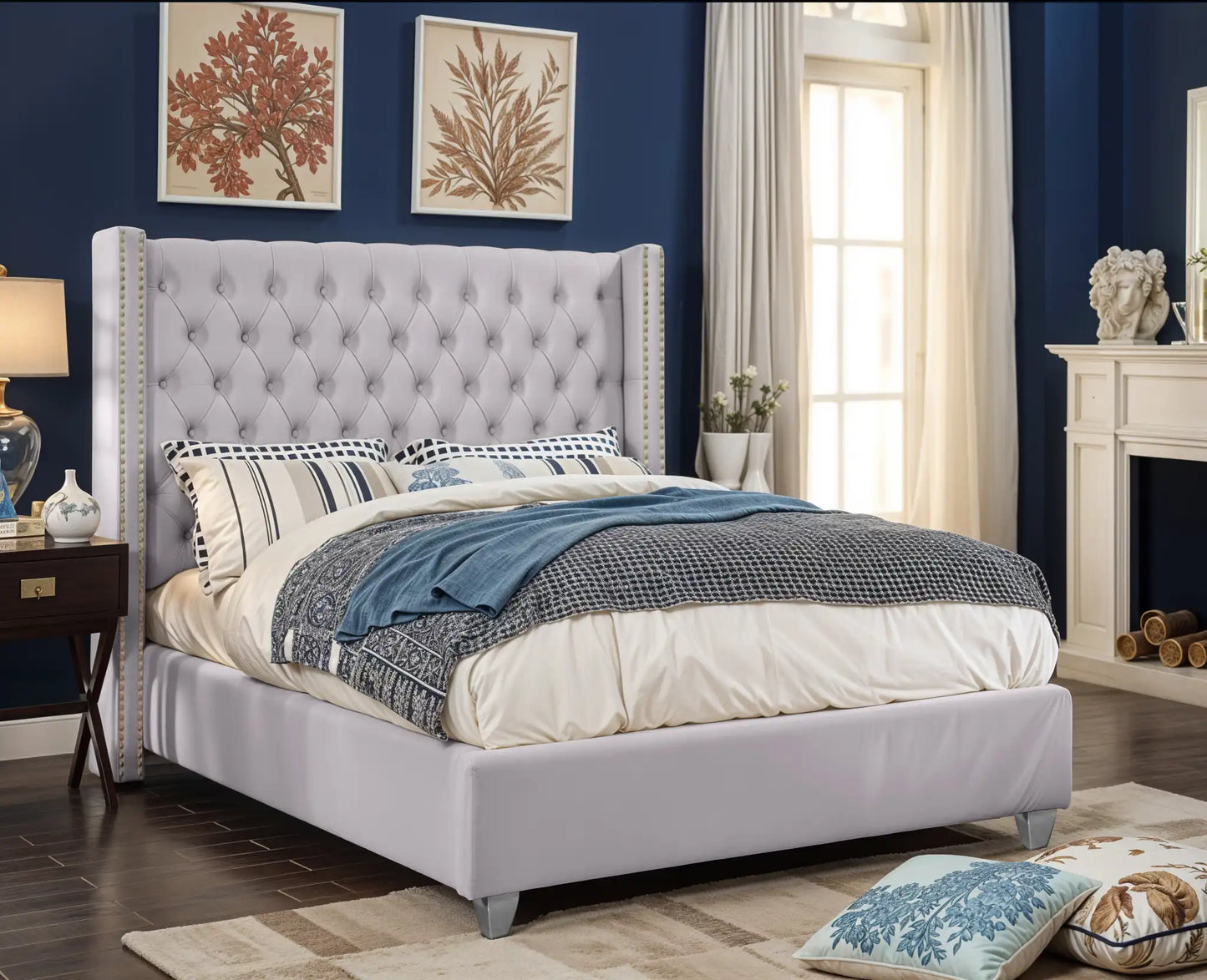 Designed Upholstered Bed