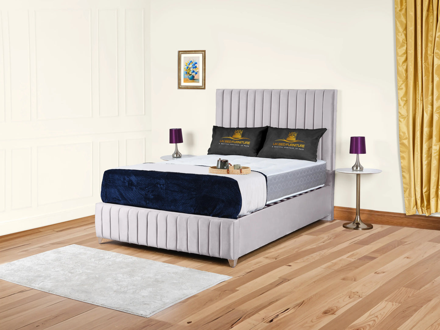 Milan upholstered bed