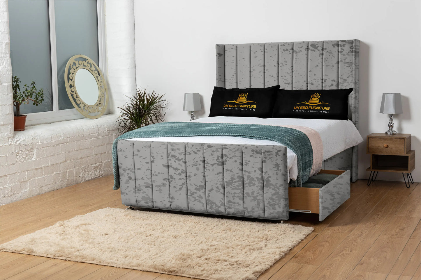 Seoul Wingback Divan Bed