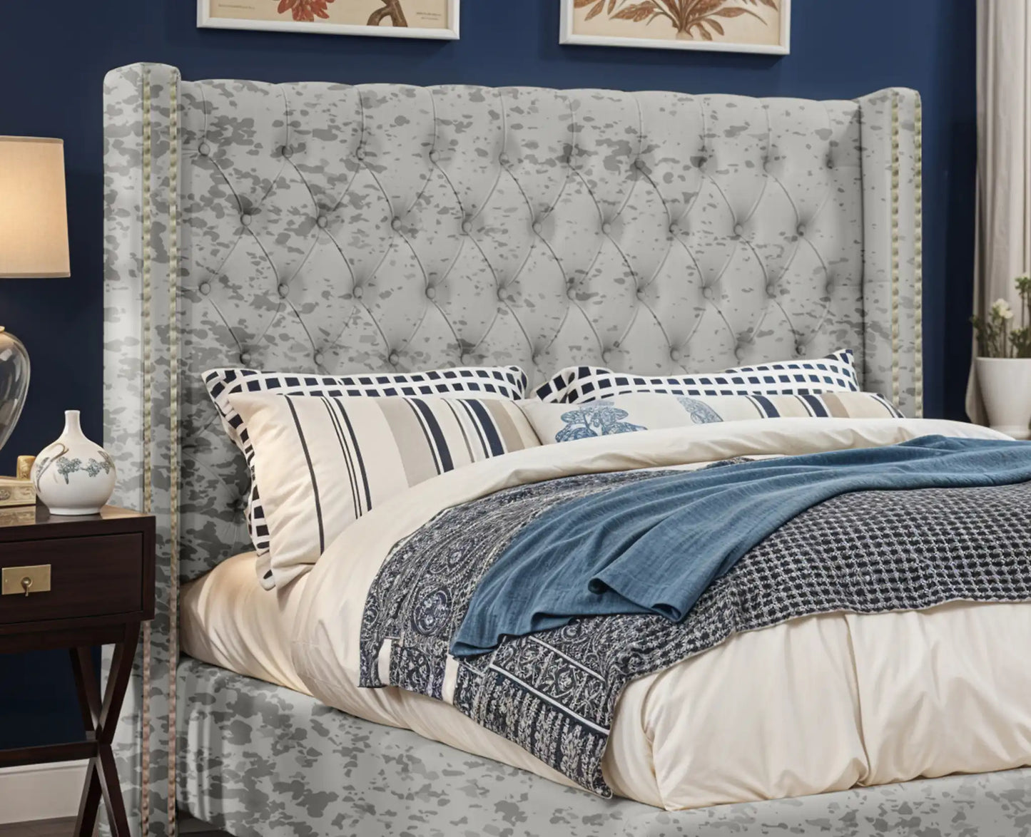 Designed Upholstered Bed