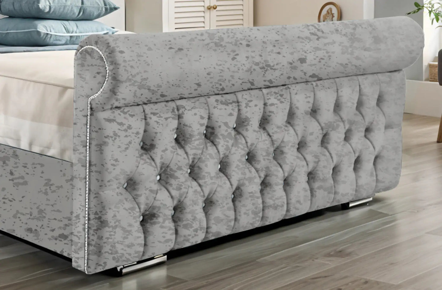 Arcade Sleigh Upholstered Bed