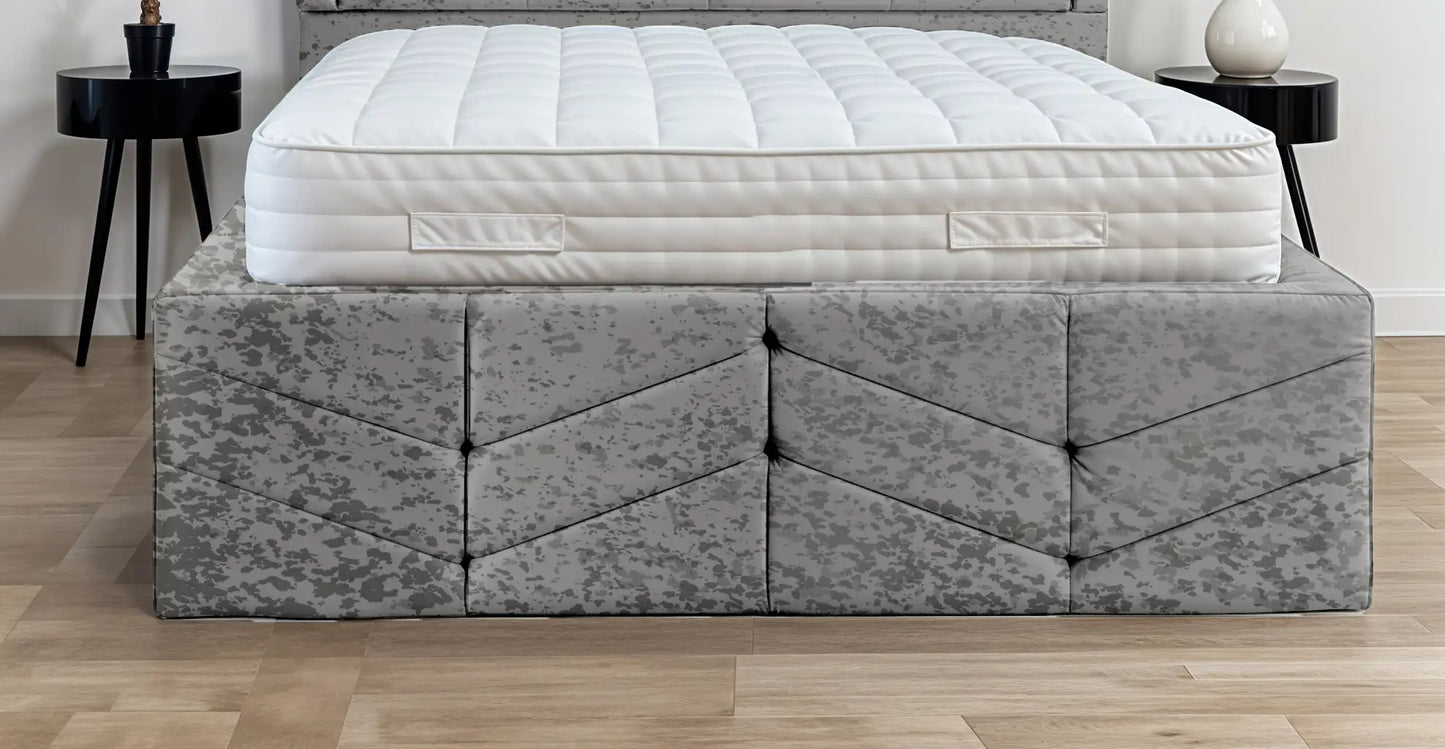 Indulgence Border Upholstered Bed