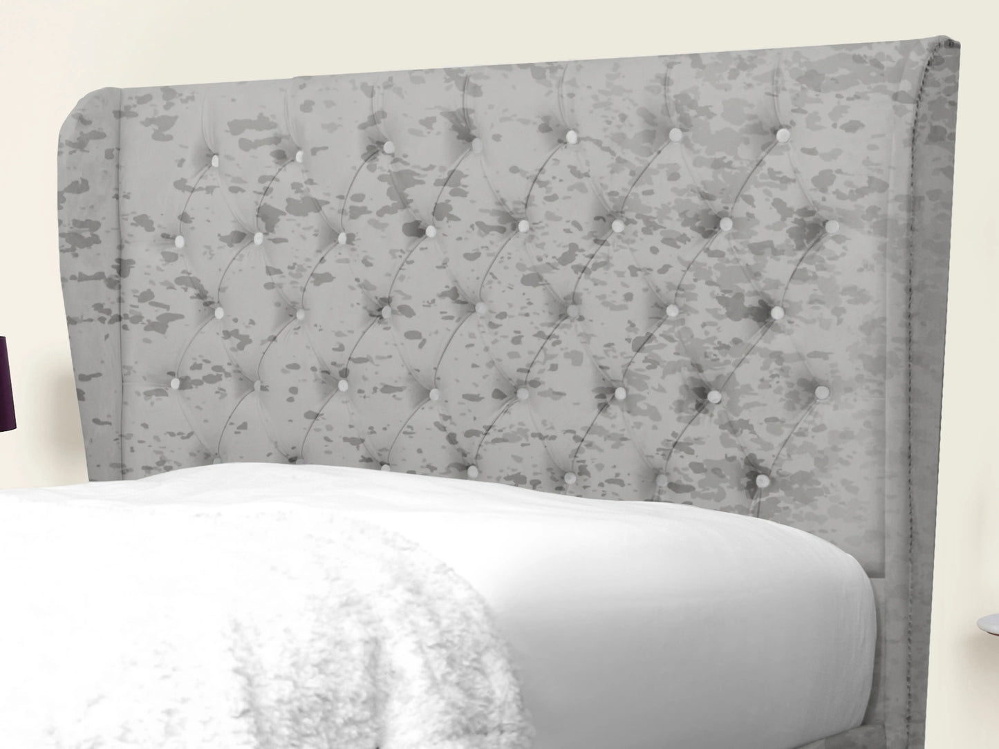 Miri Winged Upholstered Bed