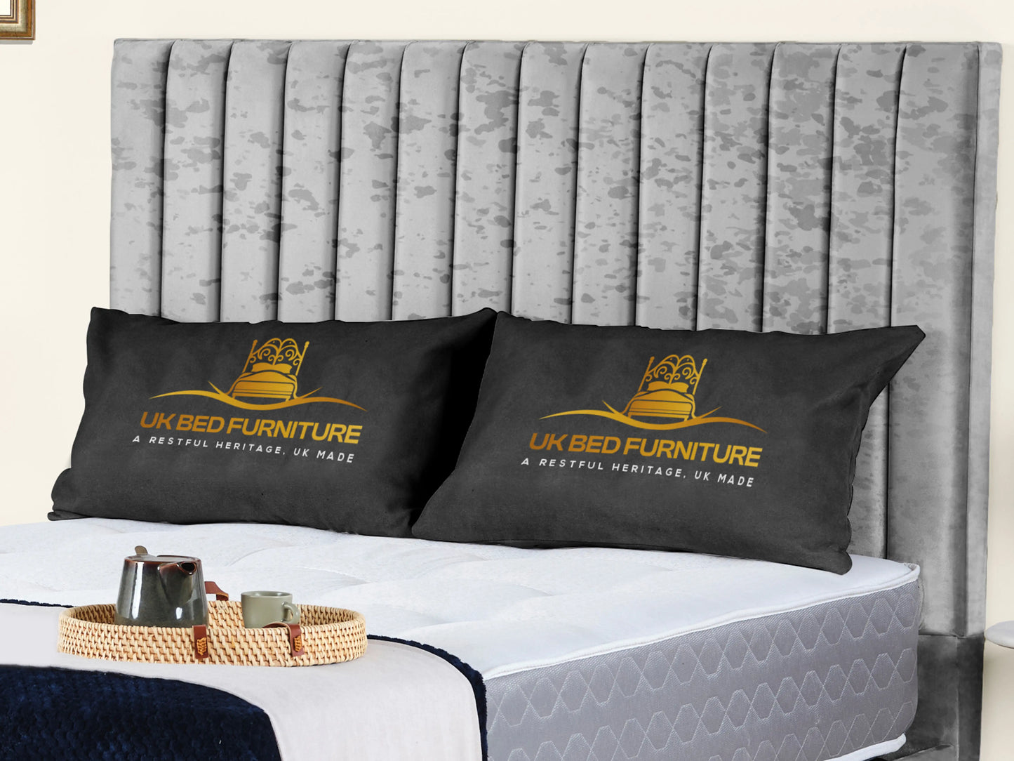 Milan upholstered bed