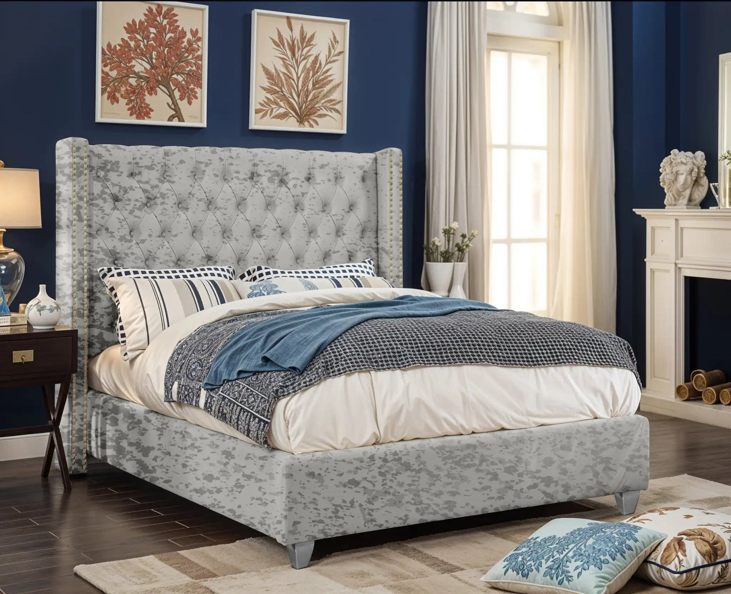 Designed Upholstered Bed