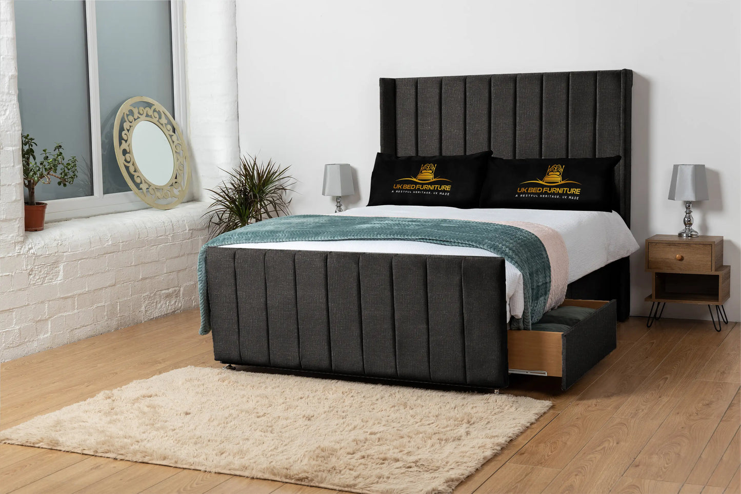 Seoul Wingback Divan Bed
