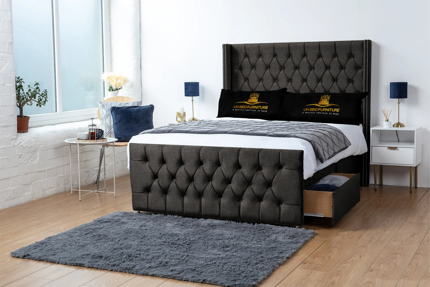 Emily Wingback Divan Bed