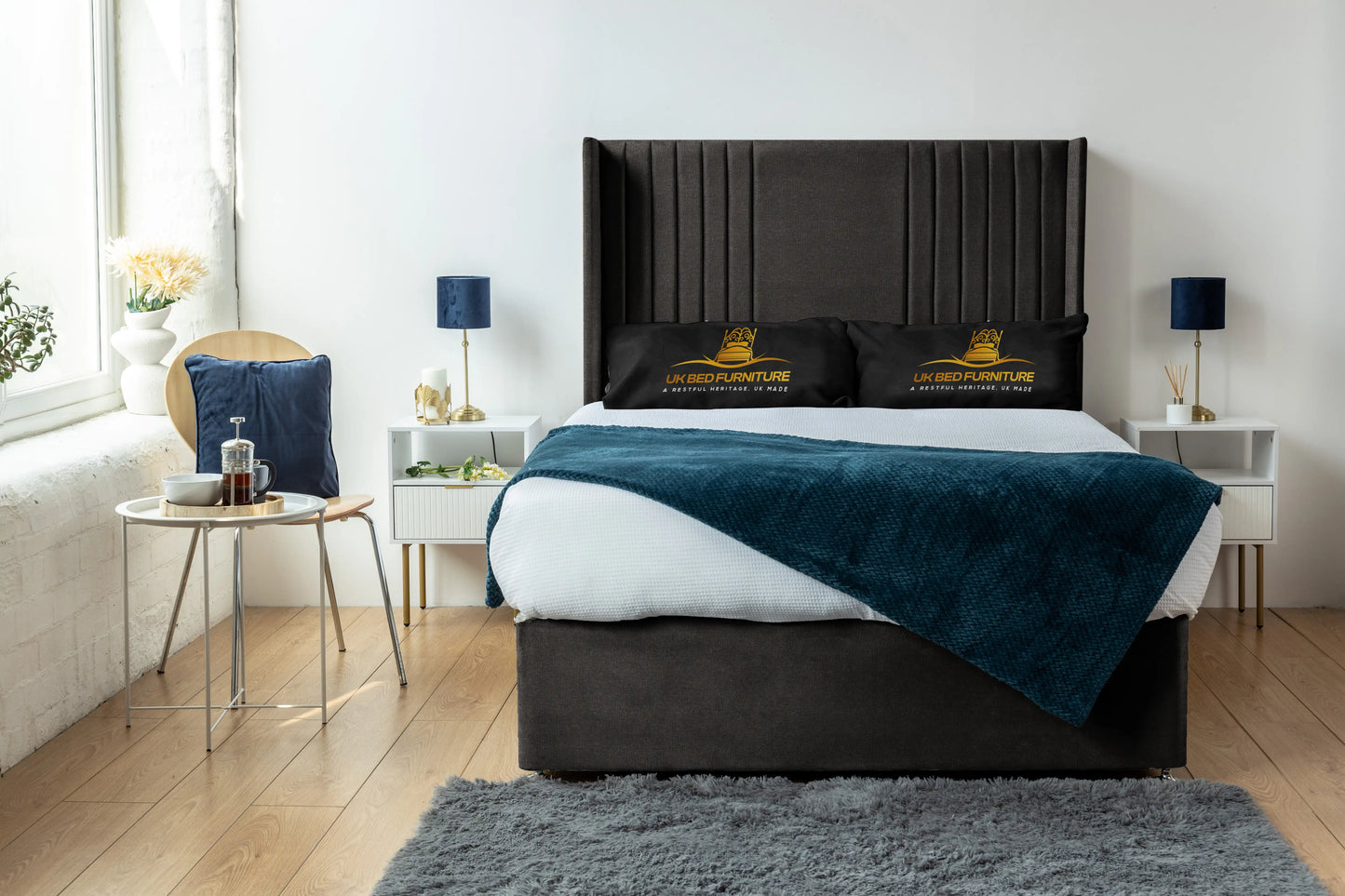 Skyline wingback Divan Bed