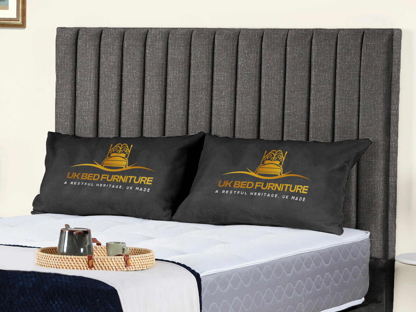 Milan upholstered bed