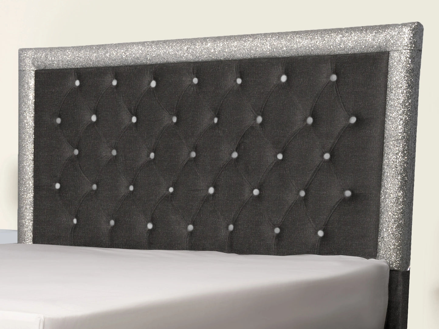 Glitz Lunar Upholstered Bed