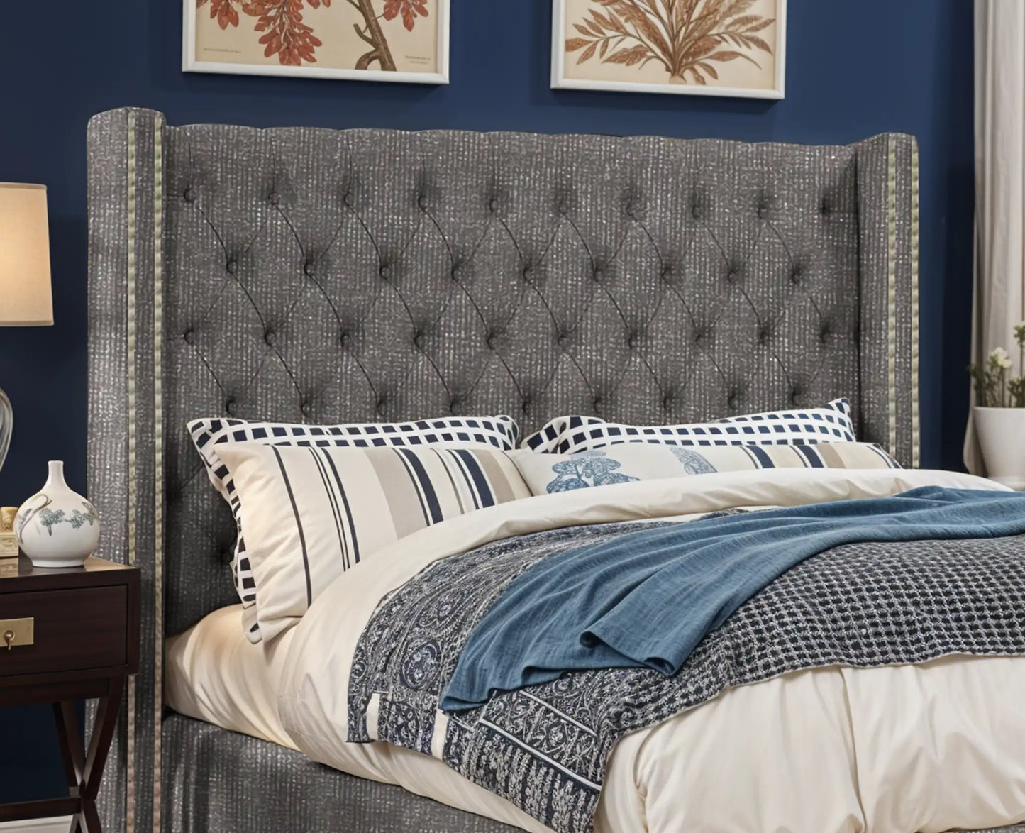 Designed Upholstered Bed