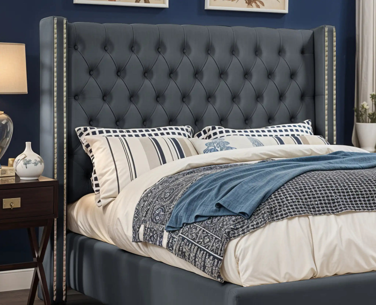 Designed Upholstered Bed