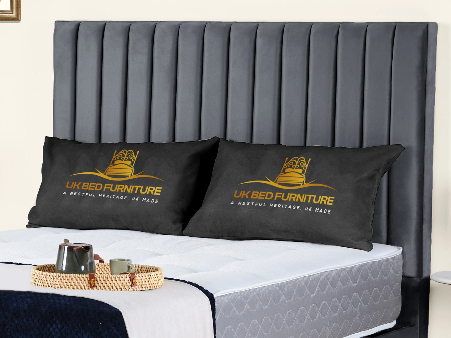 Milan upholstered bed
