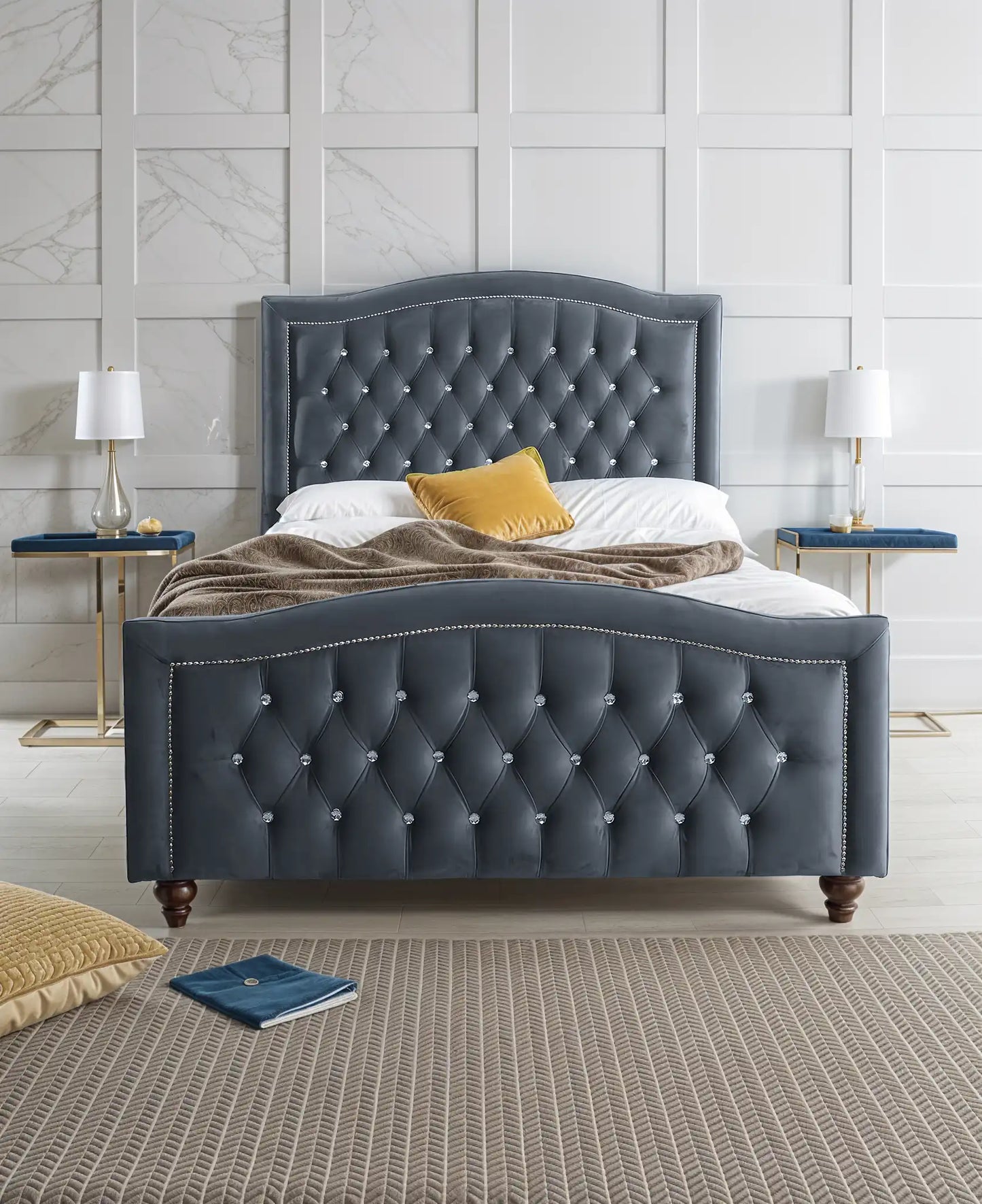 Stockholm Upholstered Bed
