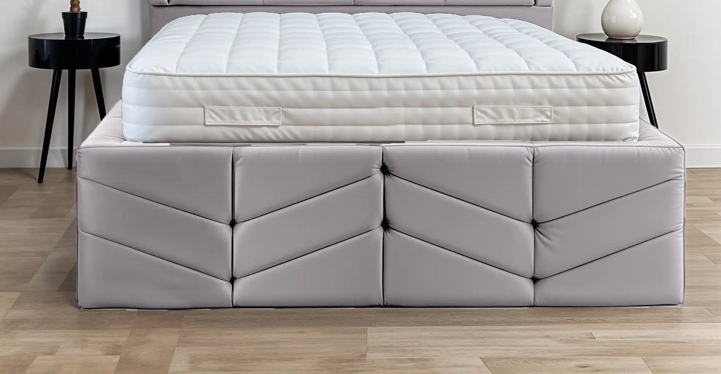 Indulgence Border Upholstered Bed