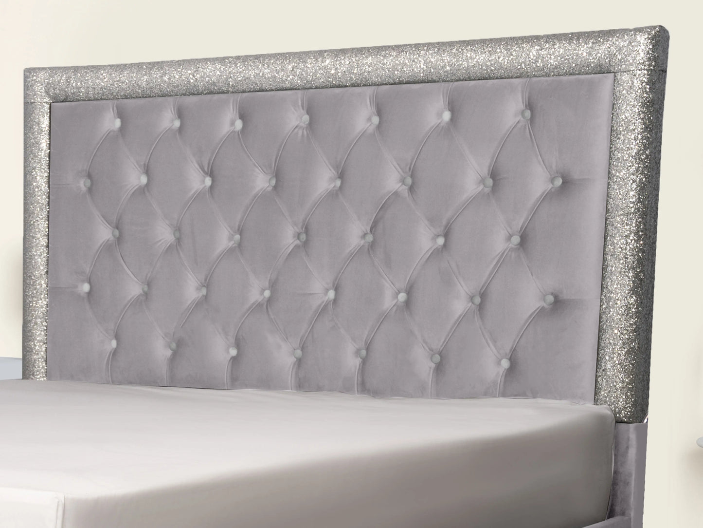 Glitz Lunar Upholstered Bed