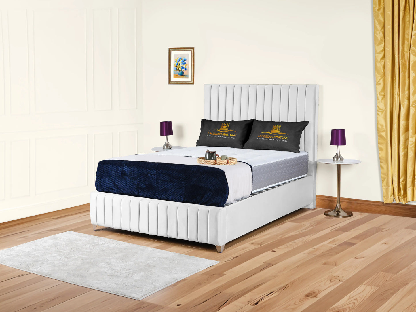 Milan upholstered bed