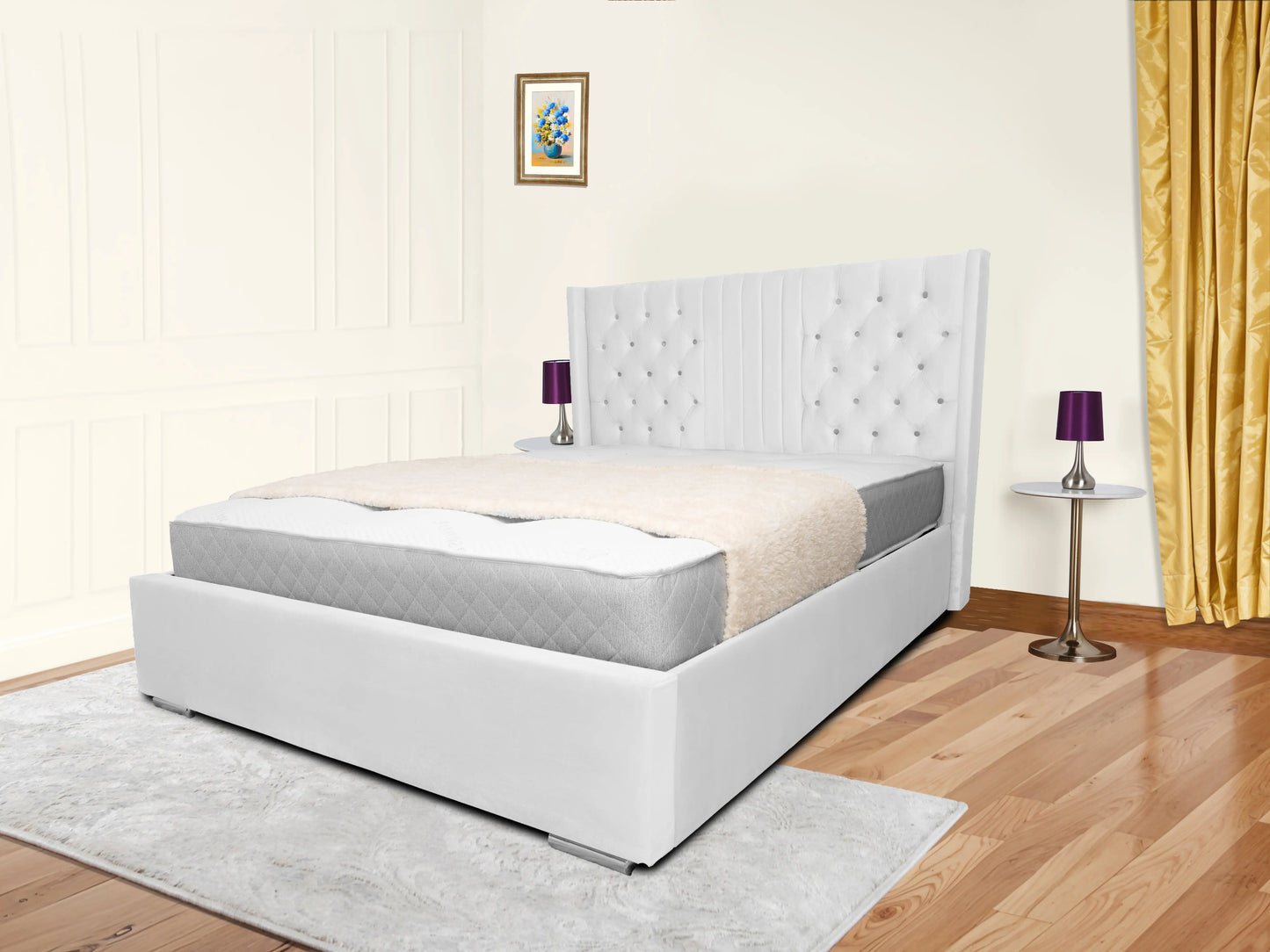Middleton Winged Upholstered Bed