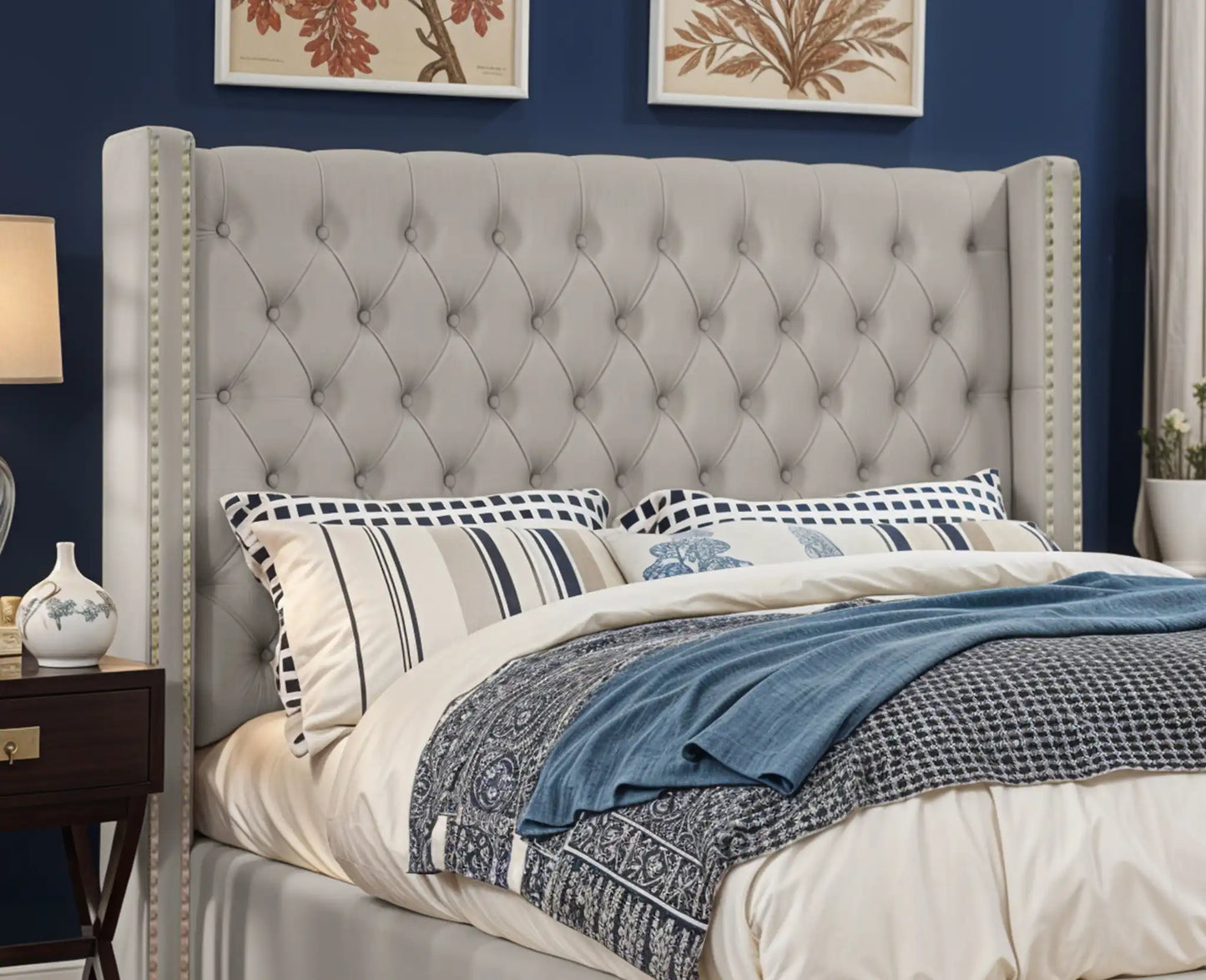 Designed Upholstered Bed
