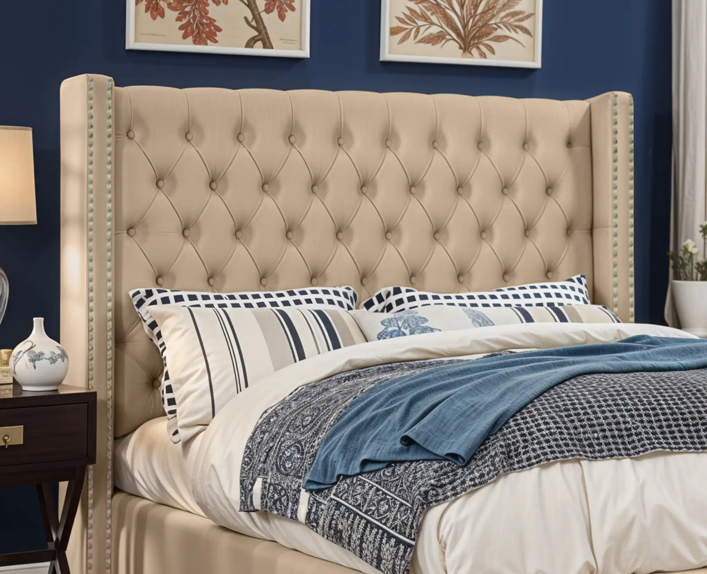 Designed Upholstered Bed