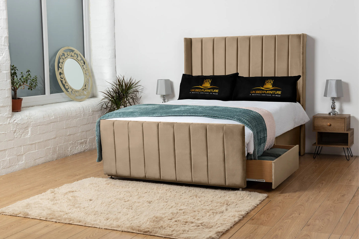 Seoul Wingback Divan Bed