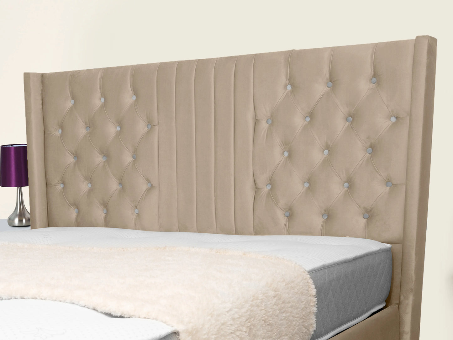 Middleton Winged Upholstered Bed