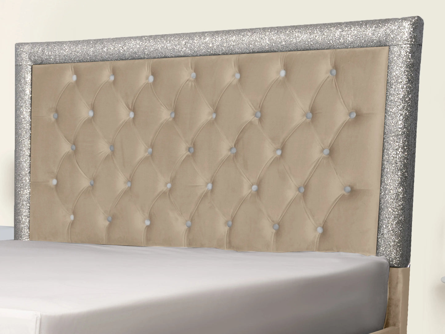 Glitz Lunar Upholstered Bed