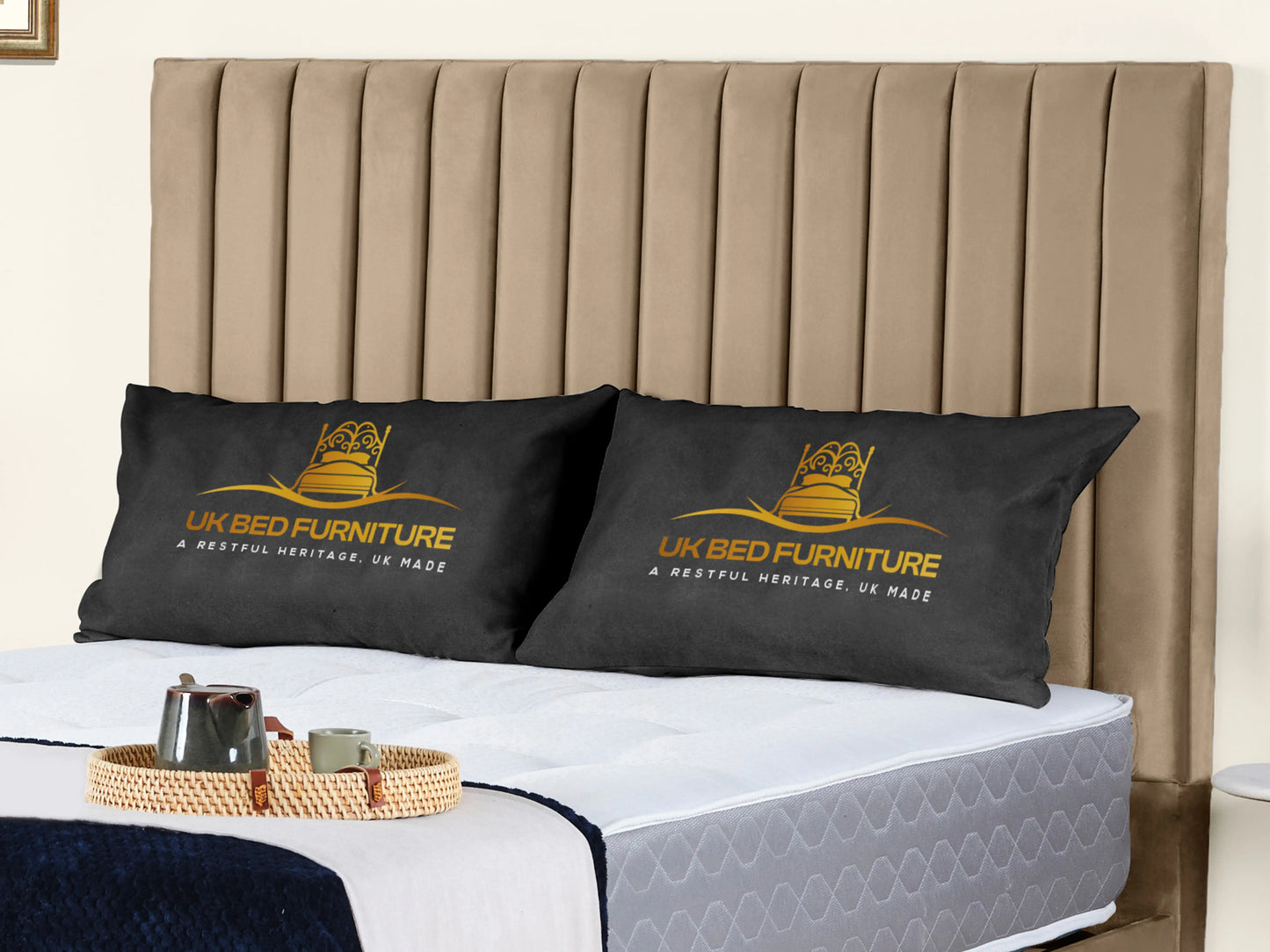 Milan upholstered bed