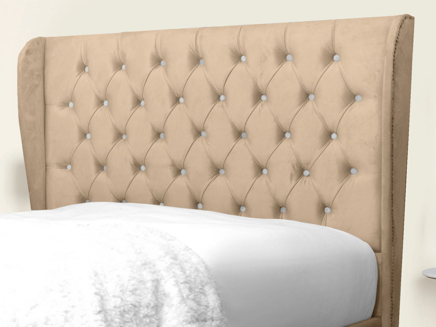 Miri Winged Upholstered Bed