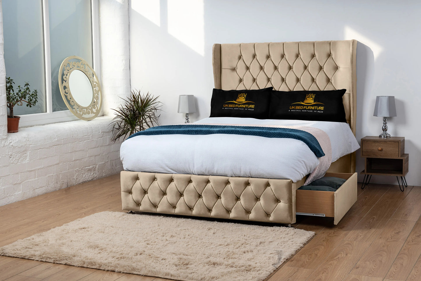 Luxor Wingback Divan Bed