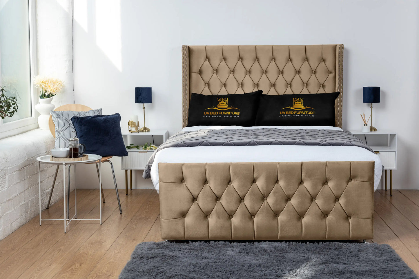Emily Wingback Divan Bed