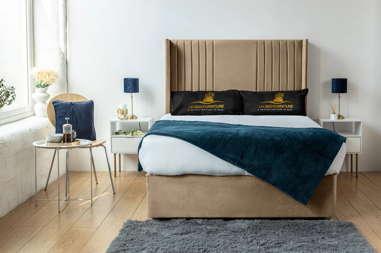 Skyline wingback Divan Bed