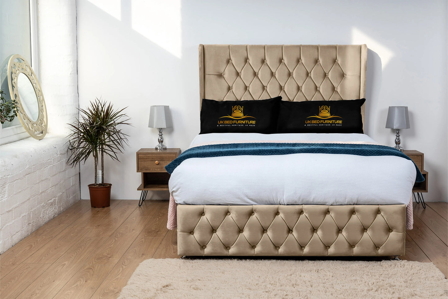 Luxor Wingback Divan Bed
