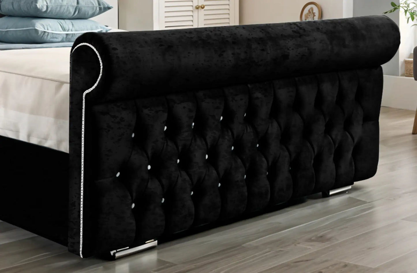 Arcade Sleigh Upholstered Bed