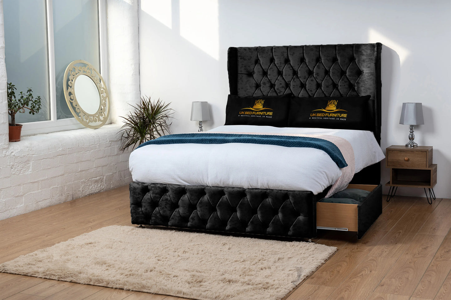 Luxor Wingback Divan Bed