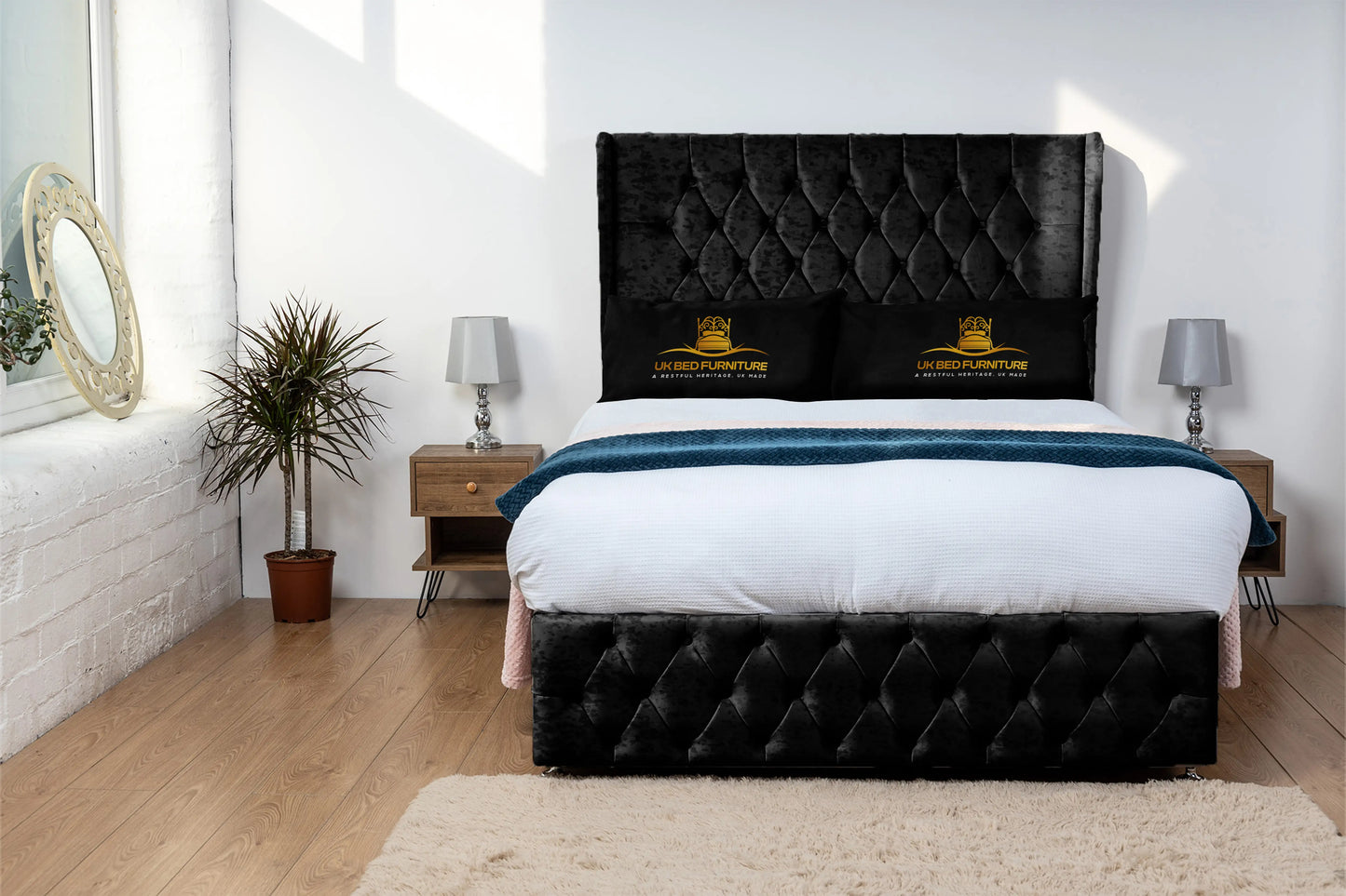 Luxor Wingback Divan Bed