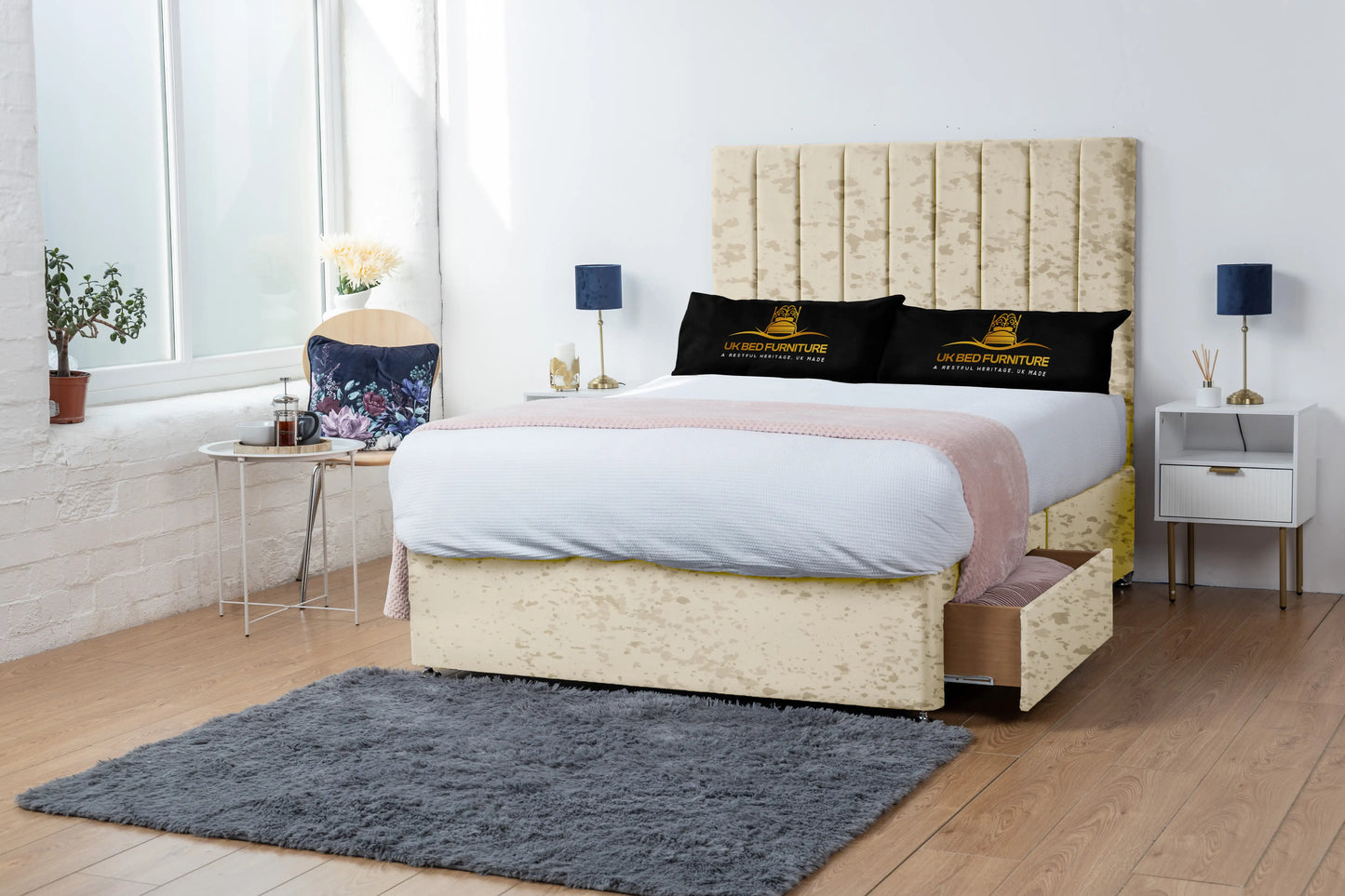 Amelia Lined Divan Bed