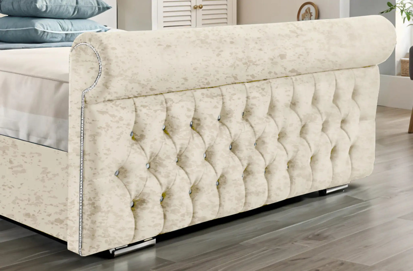 Arcade Sleigh Upholstered Bed