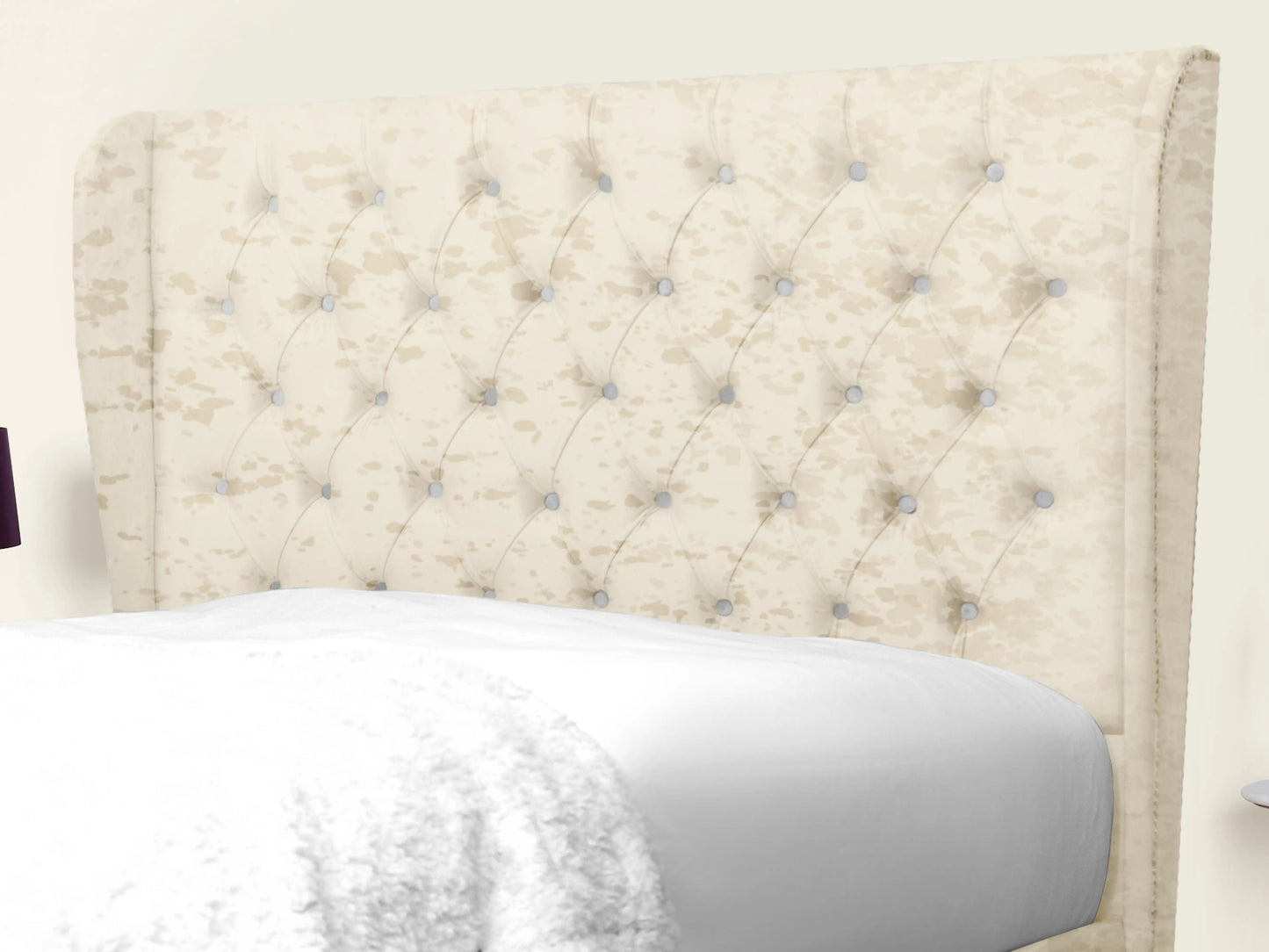 Miri Winged Upholstered Bed